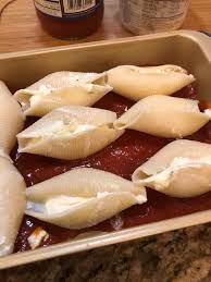 Air Fryer Italian Baked Stuffed Shells Fork To Spoon Recipe In 2020 Baked Stuffed Shells Stuffed Shells Air Fryer Recipes