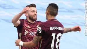 Premier League Leader Manchester City Stunned By 10 Man Leeds United Cnn