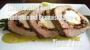 Preheat oven to 500 degrees. Lobster Stuffed Beef Tenderloin And Bearnaise Sauce Recipe