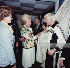 Duchess of Kent and Savile in jersey | Duchess, Disc jockey, Jockey