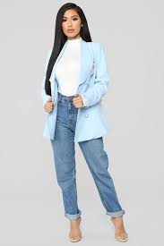 Womens Tops Shirts Blouses Tank Tops Tees Casual Work 64 Blazer Outfits For Women Denim Street Style Womens Casual Outfits