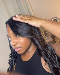 Midnight 🌑 26 inch middle part frontal wig made by me🫶🏽