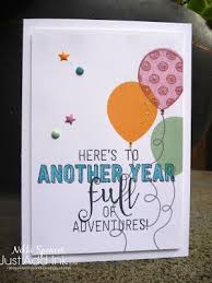 Here are some simple techniques for card making for kids. Just Add Ink 343 Blog Hop New Year Cards Handmade Kids Birthday Cards New Year Card Making
