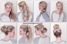 2016 Sac Modasi Fular Ile Sac Modelleri Coiffure Avec Foulard Cheveux Coiffure