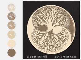 Download Yin And Yang In 3d Tree Of Life Graphic By 2dooart Creative Fabrica