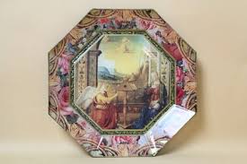 Darwin Rice New York W12 Signed Decoupage Plate