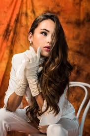 Mixed media, and discover more than 9 million professional stock photos on freepik Beautiful Girl With Long Hair In White Suit And Gloves Sitting On Chair On Textured Background Free Stock Photo And Image
