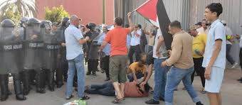 اصابات في صفوف حقوقيين في تدخل للقوات العمومية بسوق السبت أولاد النمة - أطلس سكوب | Atlasscoop