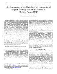 Upsr english paper 1 2016 upsr english paper 1 sample questions. Pdf An Assessment Of The Suitability Of Occupational English Writing Test For The Nurses Of Medical Centre Ump Jebunnesa Jeba Academia Edu