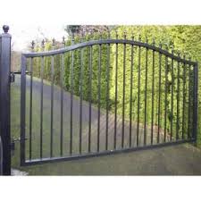Mighty Mule 12 Ft St Augustine Driveway Gate G1512 Kit At The Home Depot Can I Talk Ryan Into This Driveway Gate Driveway Fence Steel Gate Design