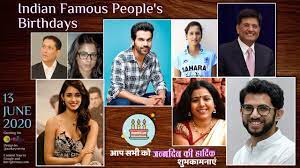 12 august birthday indian celebrity. Indian Famous People S Birthdays 13 June 2020 Youtube