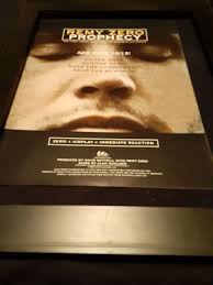 Remy Zero Prophecy Rare Original Radio Promo Poster Ad Framed! #2