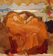 At artranked.com find thousands of paintings categorized into thousands of categories. Frederic Lord Leighton Study For Flaming June Gallery 19c