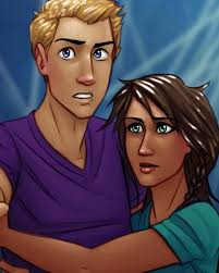 Piper and jason, Percy jackson fan art, Percy jackson fandom