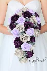 Plum Lavender And Grey Theme Wedding Flower Brides Bouquet Plum Wedding Colors Purple Wedding Theme Wedding Bouquets Bride
