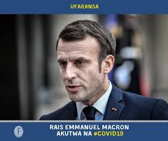RAIS WA UFARANSA AKUTWA NA #COVID19 > Emmanuel Macron (42) amekutwa na  maambukizi ya #CoronaVirus na ana dalili za wazi hivyo atajitenga kwa siku  saba > Waziri Mkuu, Jean Castex pia atajitenga