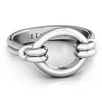 Sterling Silver Classic Karma Ring
