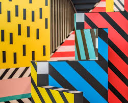 Camille Walala Creates Colourful Labyrinth Inside London S Now Gallery Camille Walala Memphis Design Galleries In London