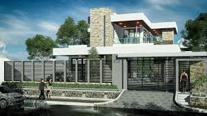 Desain rumah modern yang membaurkan konsep natural sekaligus farmhouse. Project Rumah Minimalis Modern Natural Desain Arsitek Oleh Freddy A Simamora Arsitag