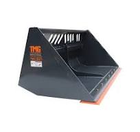 Heavy-Duty 72" Skid Steer Snow/Mulch Bucket, Bolt-On Cut Edge, 1500-lb  Weight Capacity, Universal Quick Mount, TMG-SN72