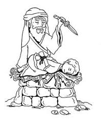 Abraham offers isaac (coloring page) coloring pages are a great way to end a sunday school lesson. Jacob And Esau Coloring Pages