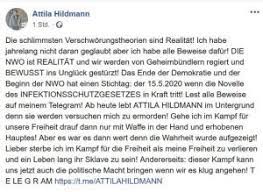 Das sammelbecken für alle deutschsprechenden, hauptsächlich auf deutsch, manchmal auch … Veganer Koch Und Verschworungsideologe Attila Hildmanns Krisenmanagement Belltower News