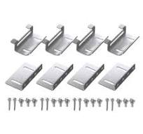 Universal Flat Mount Z-Bracket Set for 5W-75W Solar Panels ...