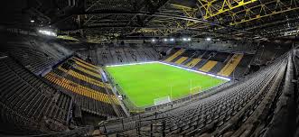A spellbinding sight in the south stand of borussia dortmund's signal iduna park that may not be quite. Borussia Dortmund Archives The Stadium Business