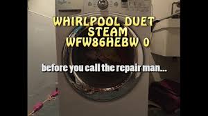 Download free whirlpool wfw88heac0 user manual, user guide and instructions for use. Whirlpool Duet Steam Washing Machine Is Stinky Smelly Or Isn T Draining Water Youtube