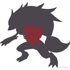 Simplistic Zorua Evolution Line Art Print