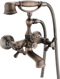 Sanlingo Badewanne Armatur Nostalgie Retro Vintage Kreuzgriff Antik Messing Jona Badewanne Messing Badezimmer Waschbecken