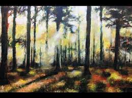 In this painting i will show you how to paint. How To Paint A Forest Landscape Painting Acrylic Painting Lesson By Sam Durkin Painting Abstract Painting Art Painting