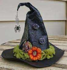 What A Great Evening We Witches Had Our Relief Society Activity Was A Panel Of All Age Witches Witches Night Out Halloween Hats Halloween Witch Hat