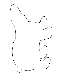 Template Bear Crafts Polar Bear Craft Polar Bear Outline