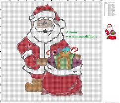 Kids can use graph paper to design their own patterns or they can check out one of the free for example 8 count aida cloth has 8 cross stitches per inch while 16 count has 16 cross. Santa Claus Cross Stitch Pattern Free Free Cross Stitch Patterns Simple Unique Alphabets Baby