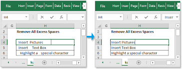 Click kutools > text tools > remove spaces and a dialog will be displayed. How To Remove Leading And Trailing Spaces In Excel Cells