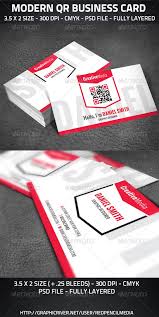 Modern Qr Business Card Business Cards Print Templates Cards