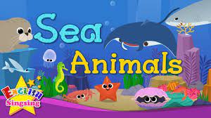 Kids Vocabulary Sea Animals Learn English For Kids English Educational Video Youtube