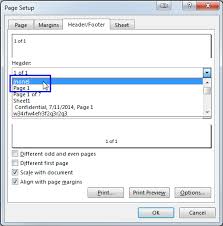 How To Insert Page Numbers In Excel