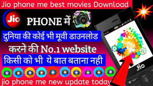 Jio Phone Me Best Movies Website Jio Phone New Update Today Jio Phone Update 2019 Youtube