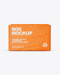 Download Paper Box Mockup Yellow Author PSD Mockup Templates