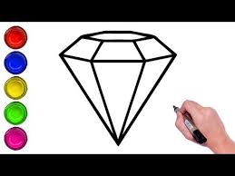 Learn To Draw Diamonds And Kite In Geometric Shapes In A Very Easy Way And With Simple Steps For Kids And Children Geometric Drawing Geometric Drawing For Kids