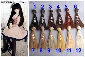 25*100cm Fashion Doll Wigs BJD/SD Doll Hair DIY Colorful Hair Wigs For Dolls  Toy | eBay