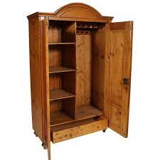 So, for example, you can hide all your stuff in the back corner of an overcrowded closet (functional) or you can tuck it away in a pretty, new diy wardrobe armoire cabinet like this (obviously this is the functional and pretty option 😉 ). Austrian Solid Wood Wardrobe Cabinet 1830s For Sale At Pamono