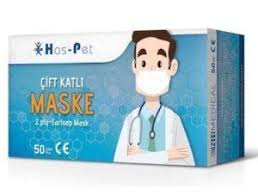 Has Pet Cift Katli Maske 50 Li Cift Urunler