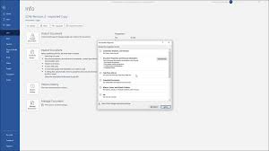 Jun 24, 2021 · if you can't open the document, or the content in the document is damaged, see how to troubleshoot damaged documents in word. The Document Inspector In Word Instructions Teachucomp Inc