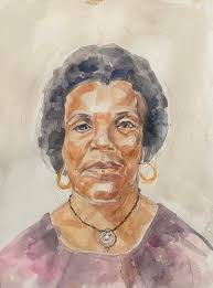 Renee, watercolor, 12”x9”. Thanks, Renee and PCPA.