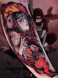 Tattoo By Brando Chiesa Brandochiesa Pastelgore Color Anime Manga Japanese Illustrative Raven Mask Anime Tattoos Naruto Tattoo Tattoos
