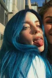 11 my brother has long/big hair. Billie Eilish Gorgeous Model Pretty Girl Billieeilish Oceaneyes Singer Billie Billie Eilish Blue Hair