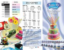 Satin Ice Colour Mixing Chart
